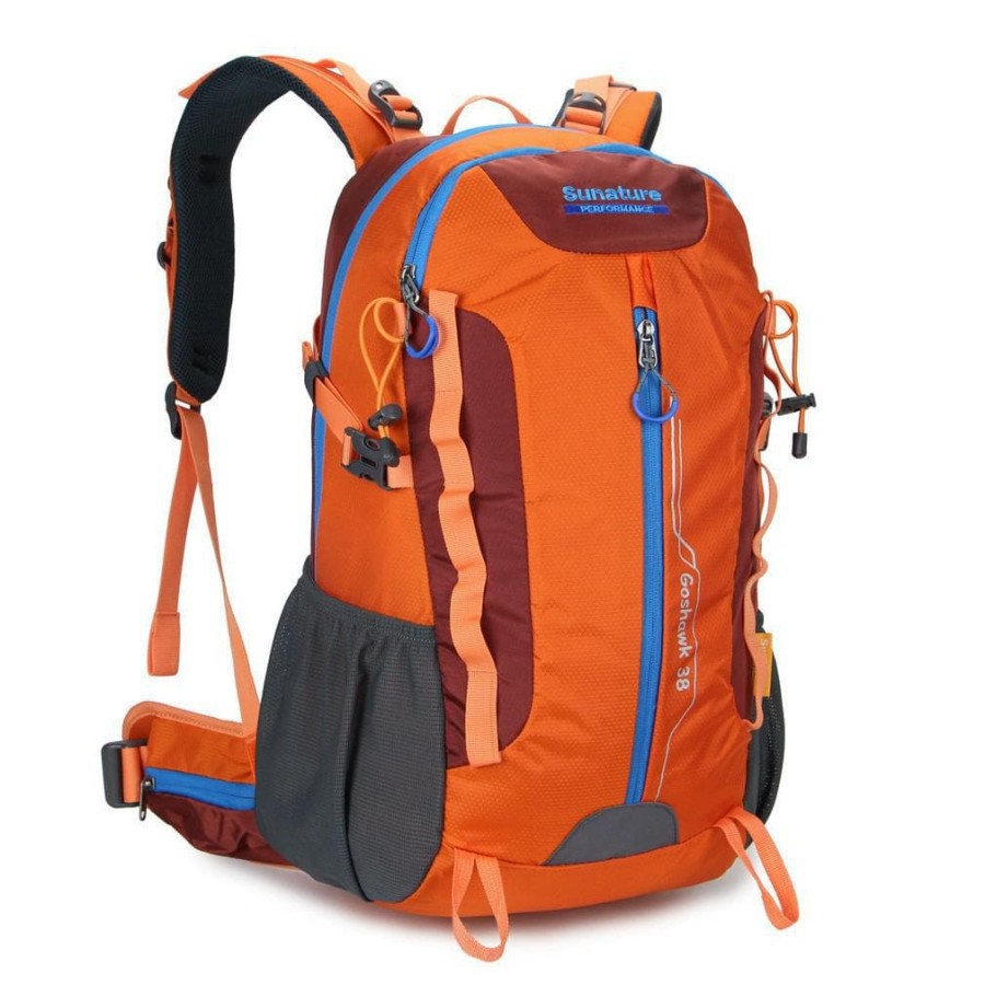 Tas Daypack sunature Goshawk 40L Backsytem jaring - Hijau