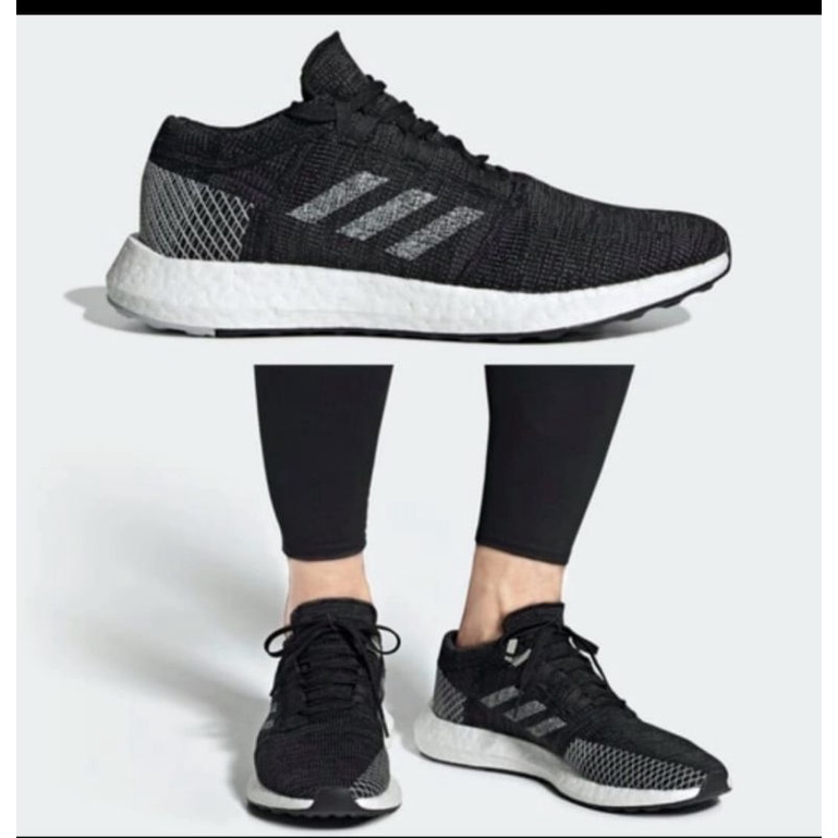 adidas pureboost go black white
