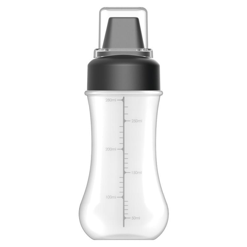 Bundara.id Pr-593 (Bahan tebal) Perlengkapan dapur Botol Dispenser Saos Cuka Minyak Mayonaise 3 Lubang 280ml