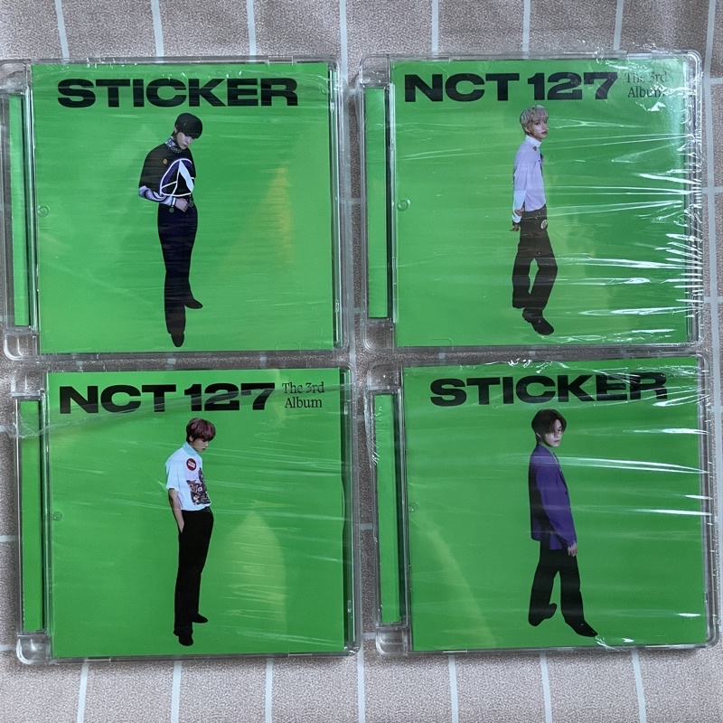 NCT 127 STICKER JEWEL CASE VER DOYOUNG JUNGWOO HAECHAN YUTA (CASE ONLY)