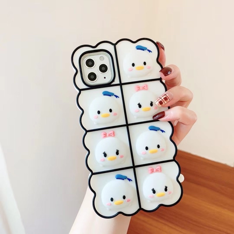 Samsung A11 M11 A12 a20 A30 A50 A30s A50s A31 A51 A71 A32 5g A52 A72 A02s Redmi Note 10 Pro Xiaomi Poco M3 Iphone 11 12 13 Pro Max Tsum Tsum Donald Daisy Pop It Up Silicone Case