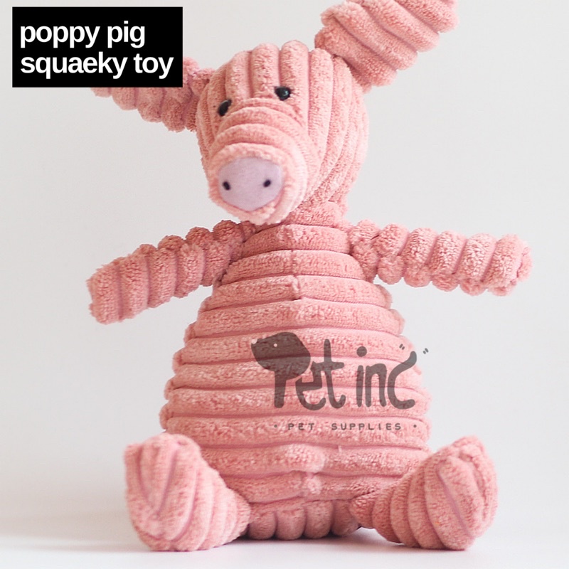 Poppy pig squeaky toy