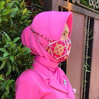 masker batik bhayangkari