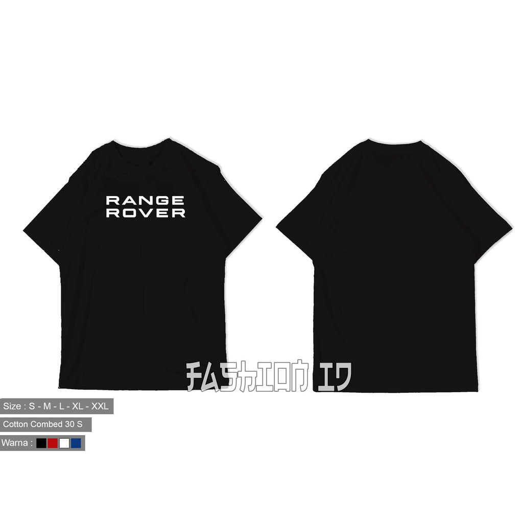Baju Kaos RANGE ROVER Keren Pria dan Wanita Distro KAOS PRIA KEREN