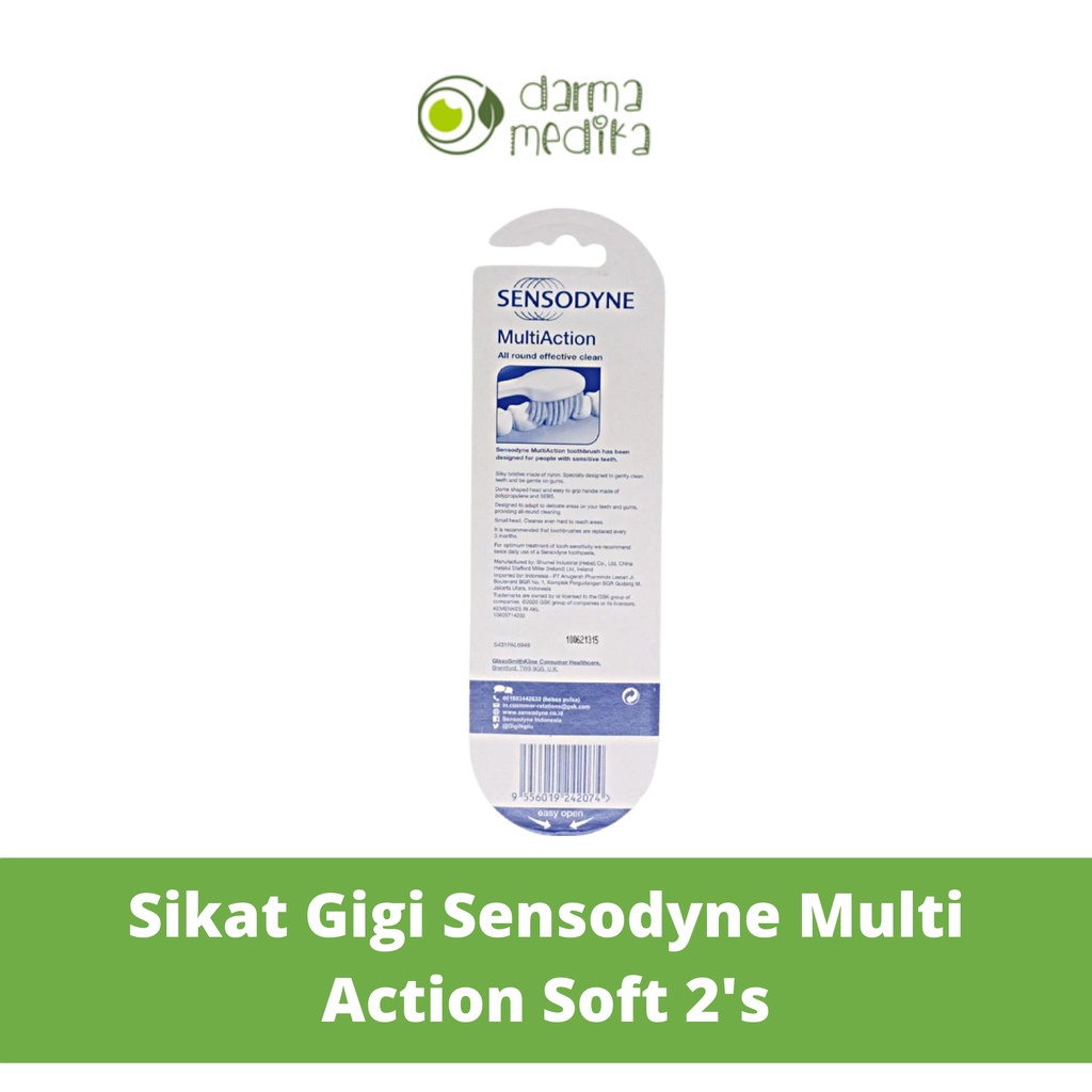 Sensodyne Sikat Gigi Multi Action 2's