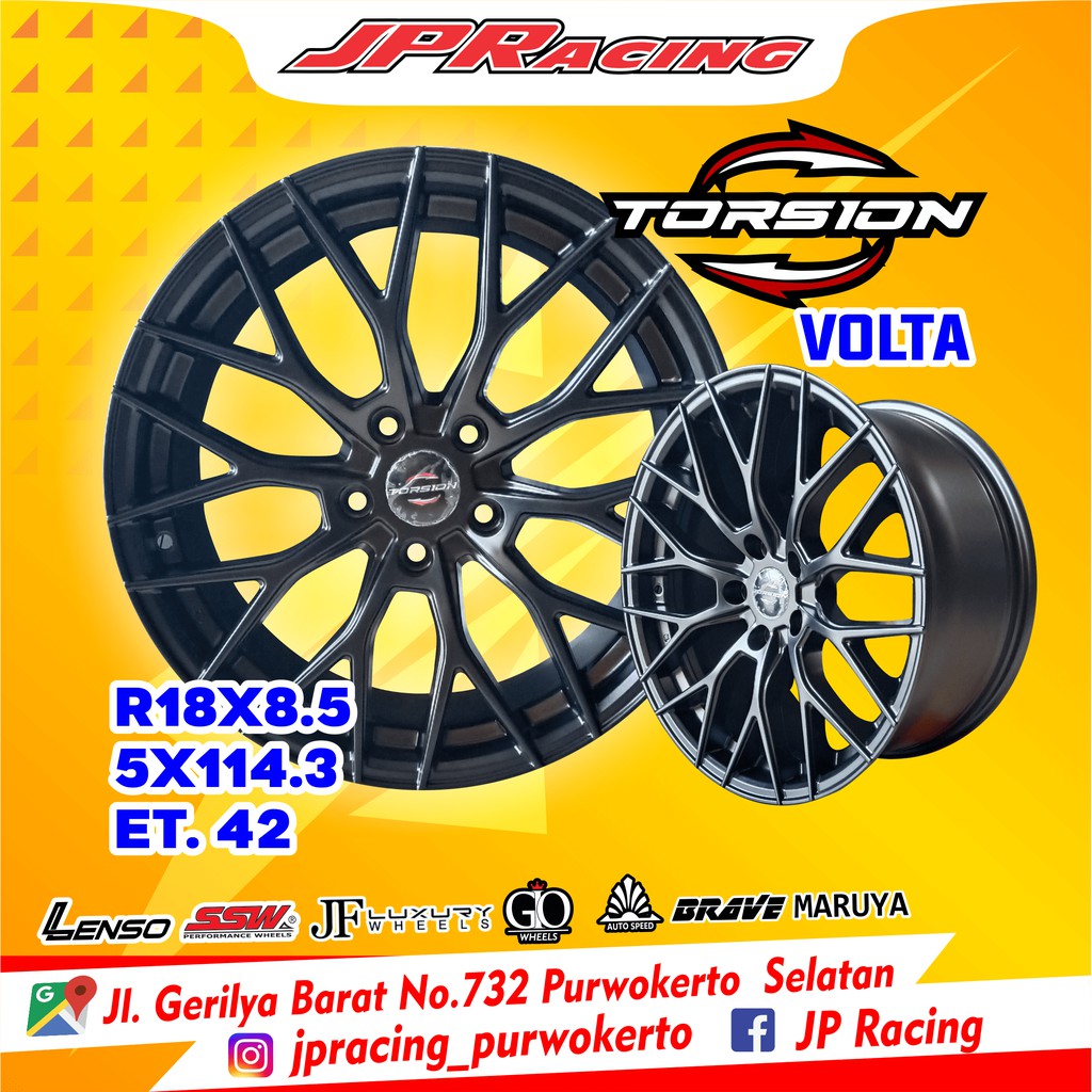 VELG ORI TORSION R18 MOBIL XPANDER INNOVA CAMRY ALMAZ ALPHARD INNOVA RUSH