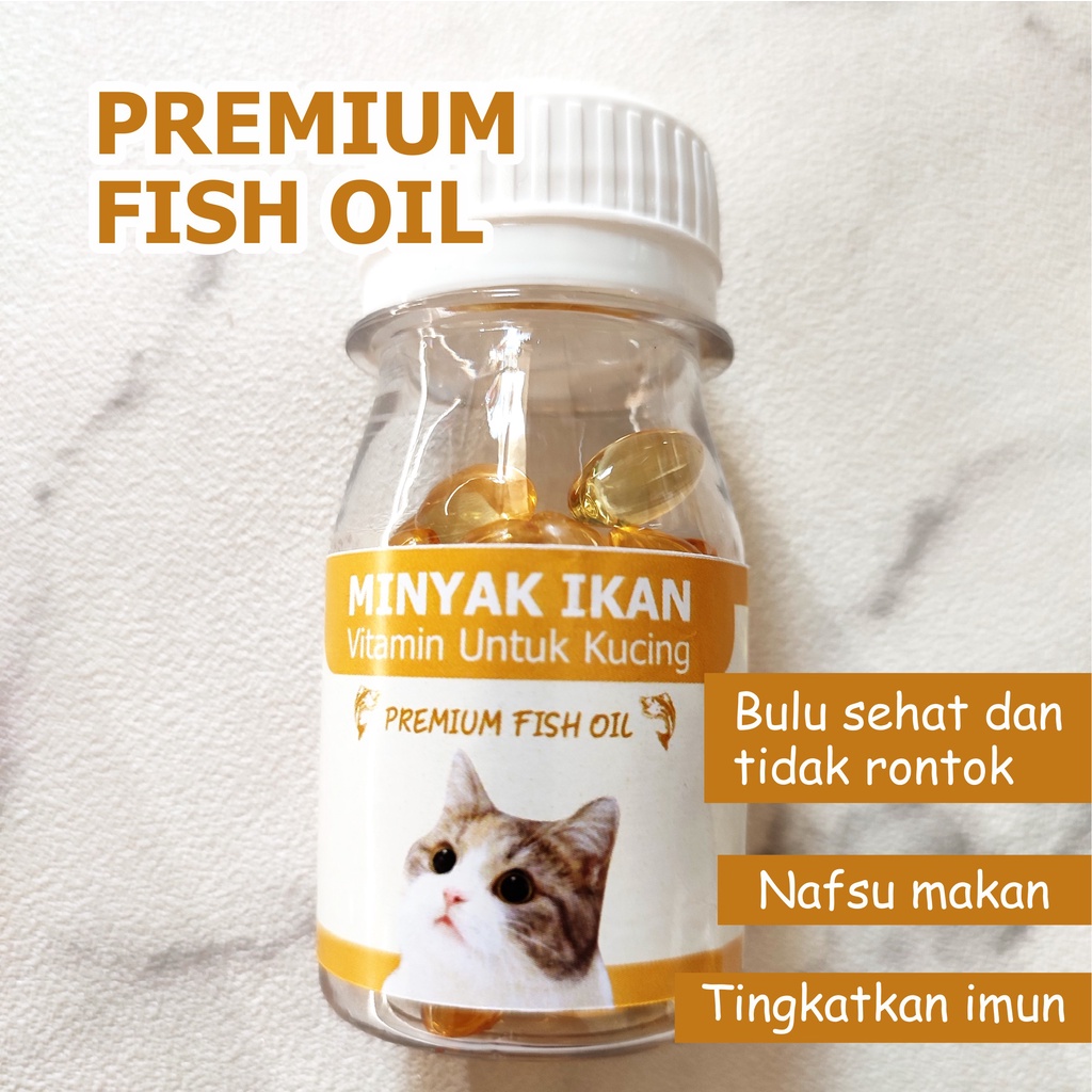 Minyak Ikan Kucing Premium Fish Oil