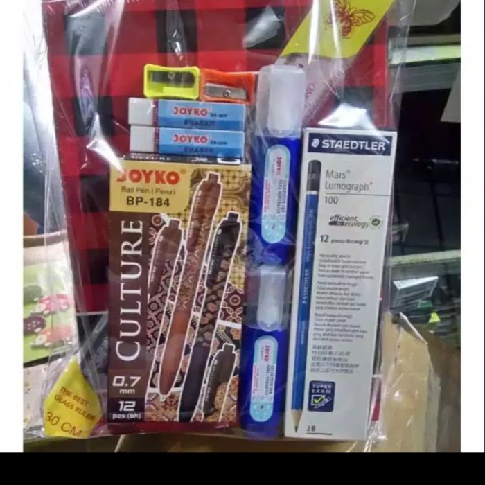 

(TERLARIS) PAKET ALAT TULIS / SET SEKOLAH LENGKAP