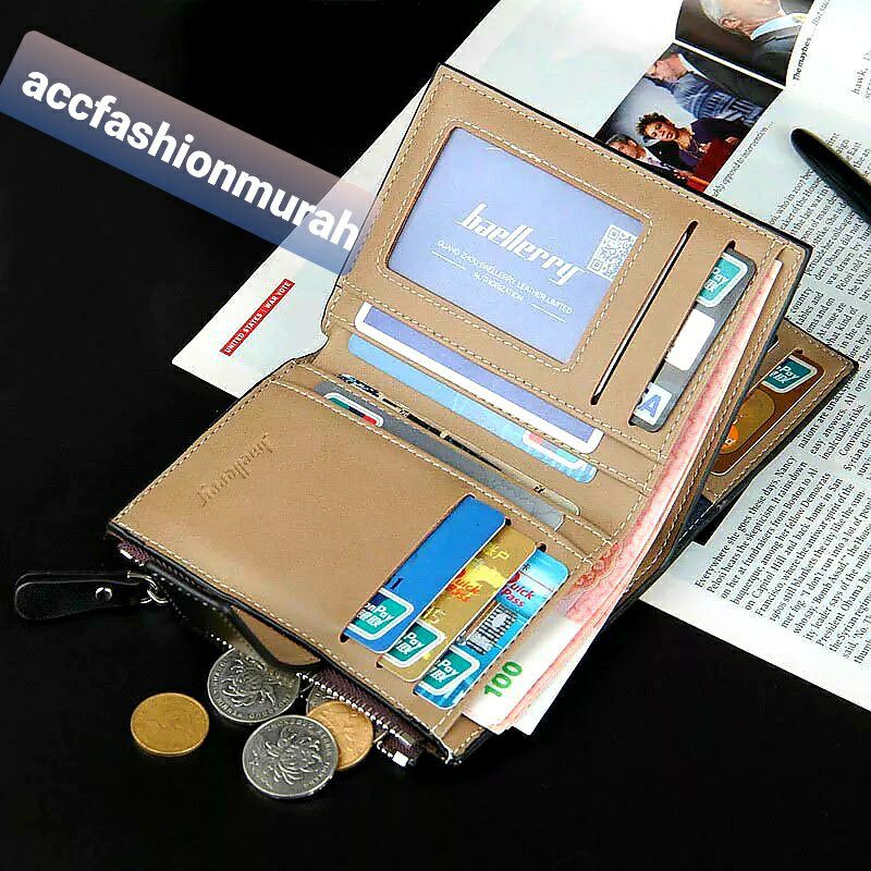 DOMPET LIPAT KC14 Dompet Pria/Wanita Dompet lipat Import Universal Card Size Dompet Pria Fashion