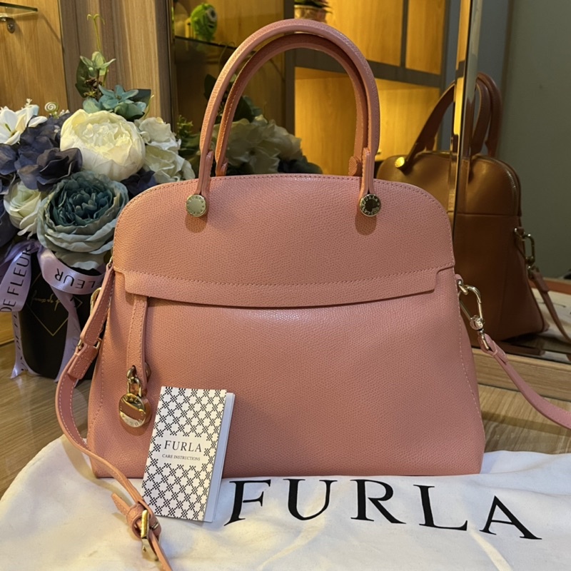 [PRELOVED] FURLA Piper Dome Medium Pink