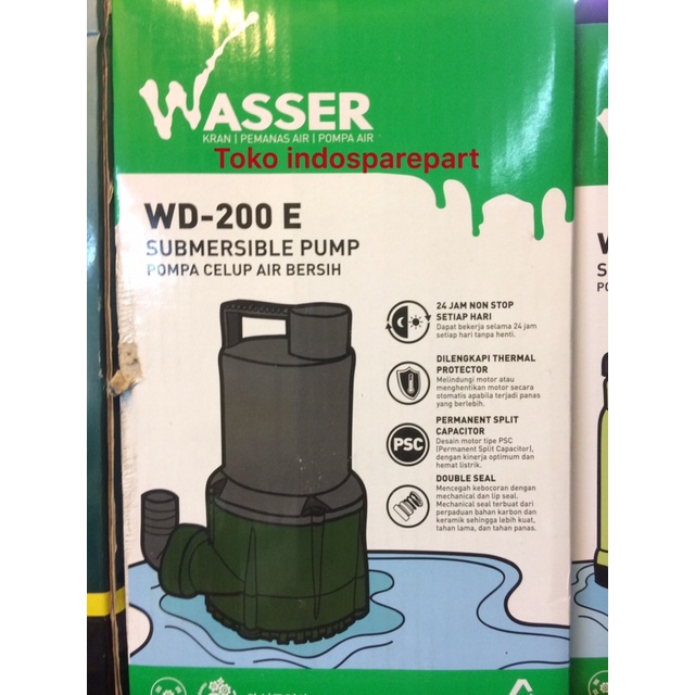 POMPA CELUP WASSER WD-200 E(SUBMERSIBLE PUMP)WD 200 E