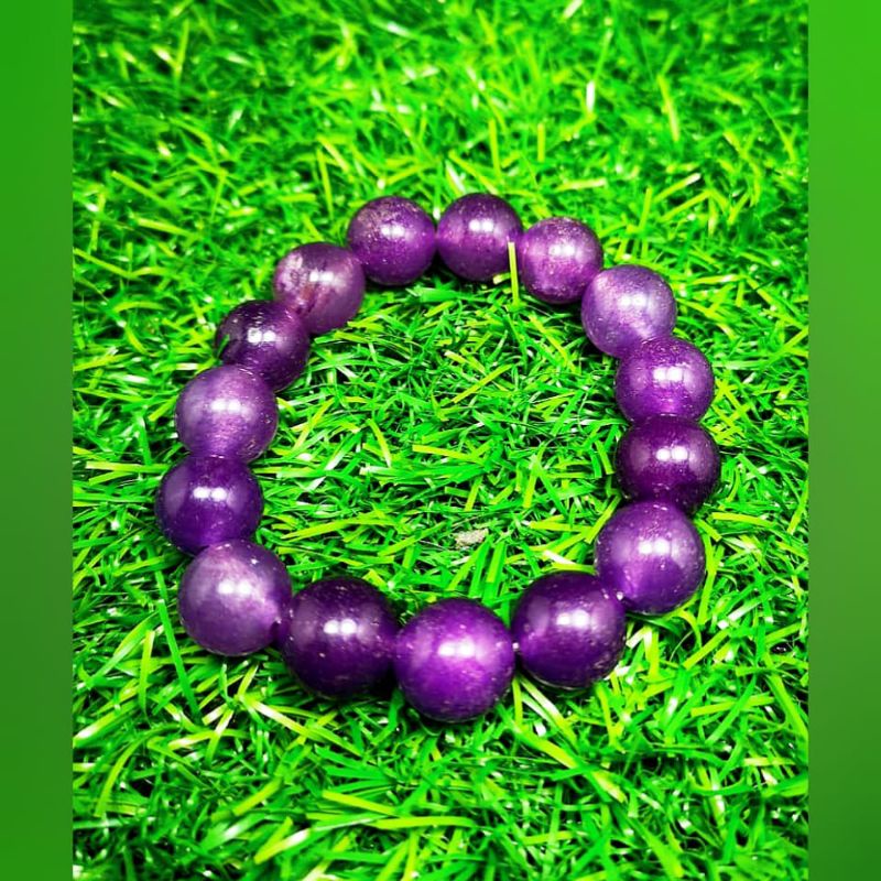 gelang batu kecubung amethyst asli