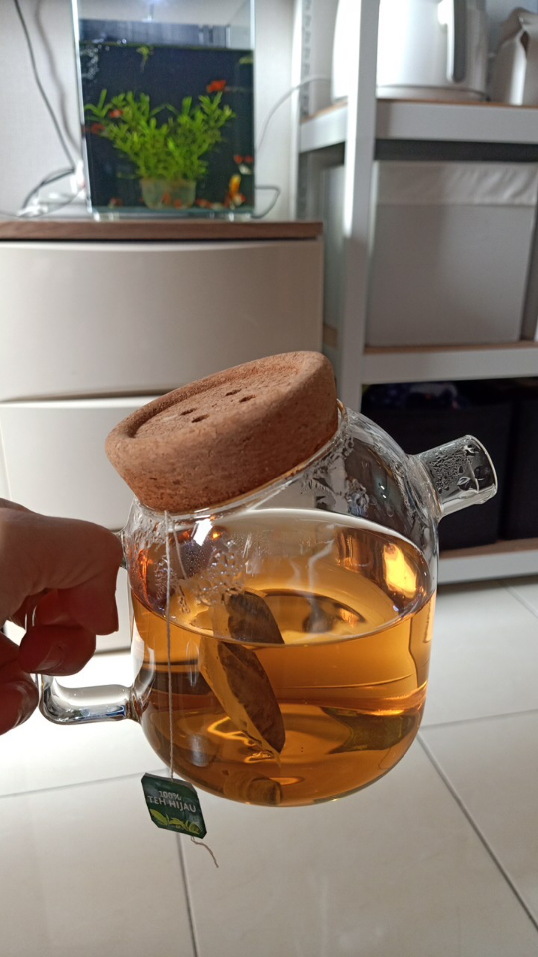 [domma Living] Ollam - Teko Gelas Kaca Tebal Tahan Panas - Teko Teh Kopi Susu