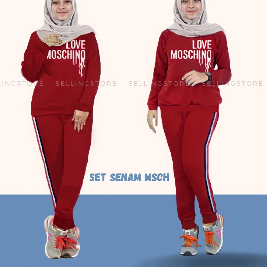 (HARGA SPESIAL) SETELAN BAJU OLAHRAGA WANITA / SETELAN GOWES WANITA / SETELAN SENAM WANITA BIGSIZE Z
