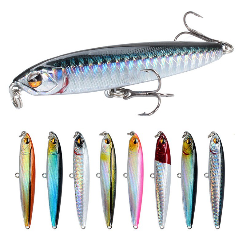 SYfishing 1Pcs Sinking Pencil Fishing Lure 14g/18g Swimbait Fishing Lure Bass Wobbler Kail Bait Tackle