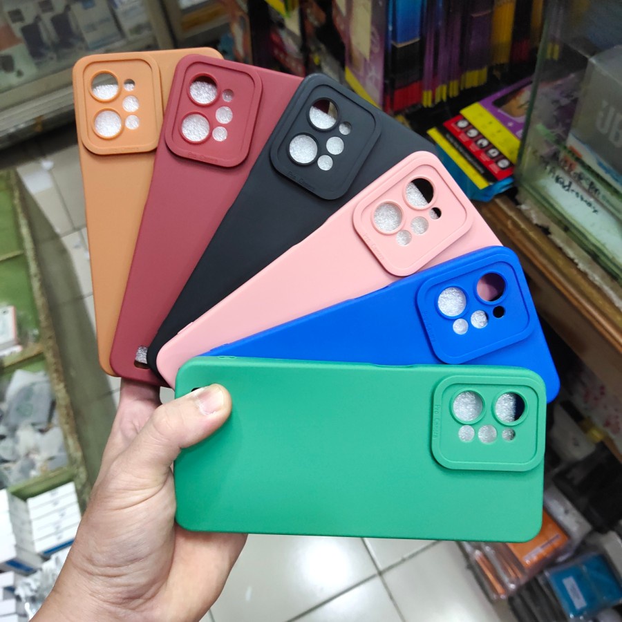 REALME C31 , REALME C25 , REALME C35 , OPPO A16K , REALME C55 karet softcase silikon model PRO CAMERA MACARON