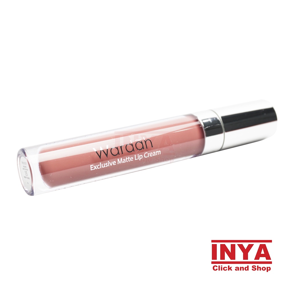 WARDAH EXCLUSIVE MATTE LIP CREAM 15 PINKY PLUMISE 4gr