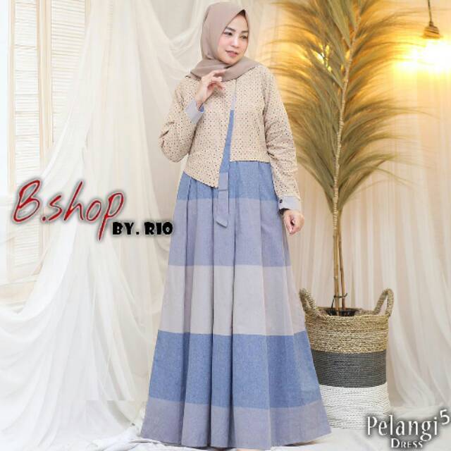 Gamis pelangi by b shop