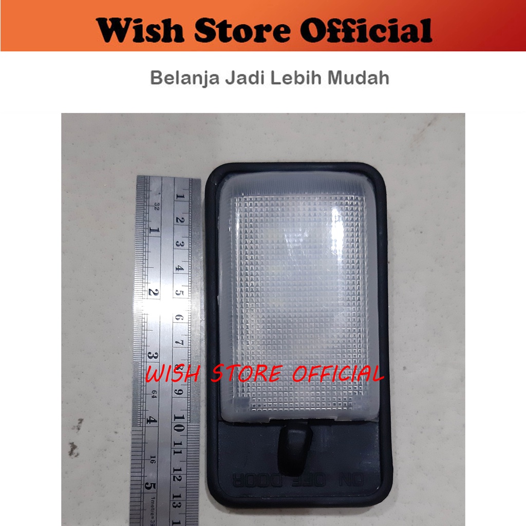 Lampu Plafon Mobil / Car Room Lamp Kabin Kijang Super Grand Rover Kapsul Corolla Dx Jantan LED PUTIH