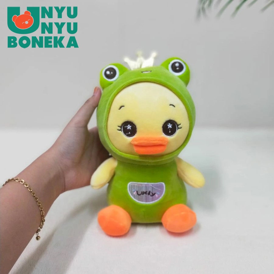 Boneka Soft Bebek Costum Mahkota Size 8&quot;/25cm/mainananak/animal/hadiah