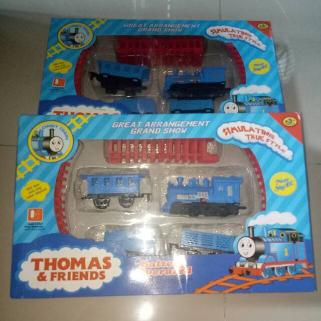 Mainan kereta thomas rel kereta anak thomas rel kereta anak FREE BATERAI