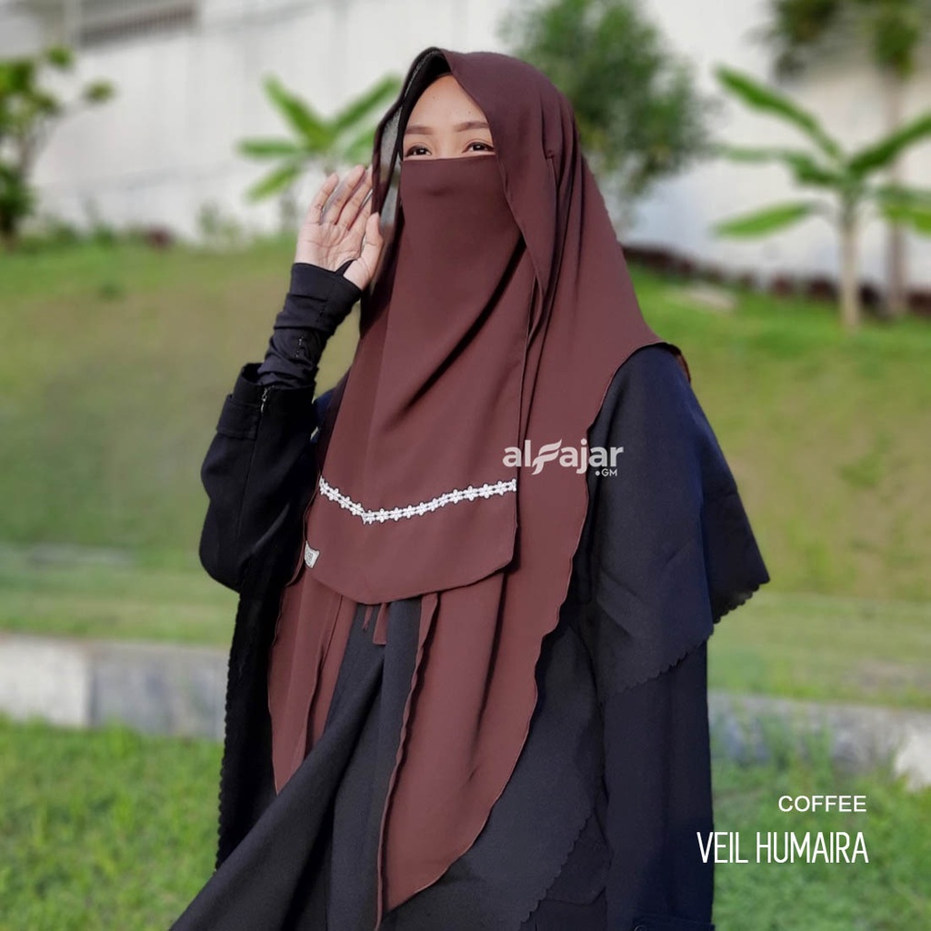 CADAR NIQOB BANDANA Veil Humaira Dua Layer by Alfajar