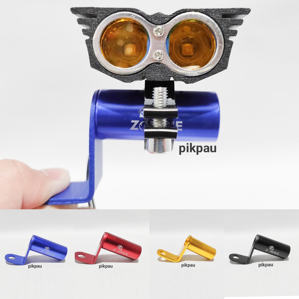 Breket Spion Dudukan Lampu Tembak Dudukan Holder HP Universal Semua Jenis Motor Bracket