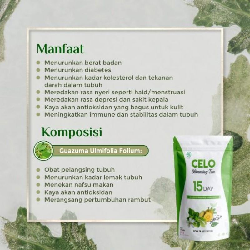 

[RO88] Celo Slimming Tea | Celo Jakarta Ready Stok