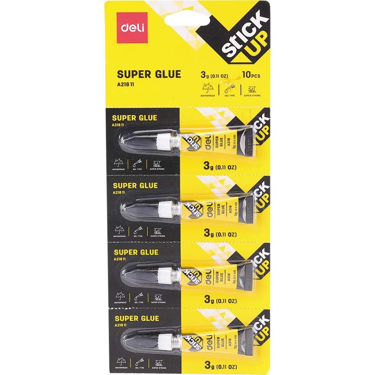 

Lem Super Kuat Cepat Kering / Lem Serbaguna Deli 3gr 2nd Edition