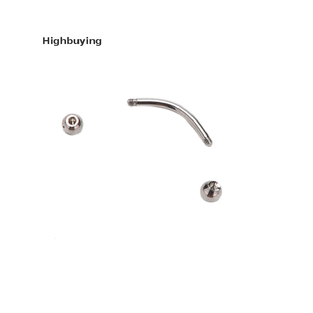 Hbid Anting Tindik Alis Bentuk Barbel Bahan Stainless Steel Glory