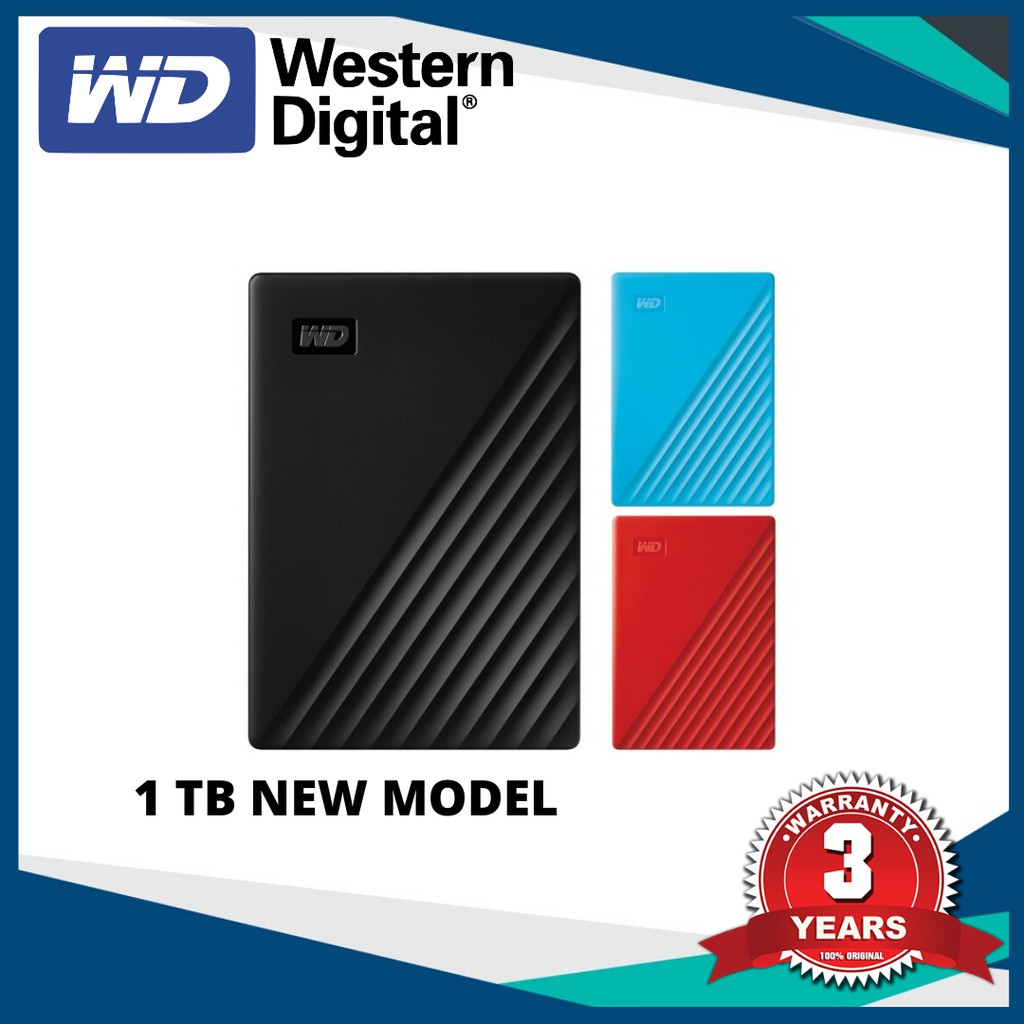 WD My Passport 1TB l 2TB l 4TB l 5TB - HDD / HD / Hardisk / Harddisk External 2.5&quot;