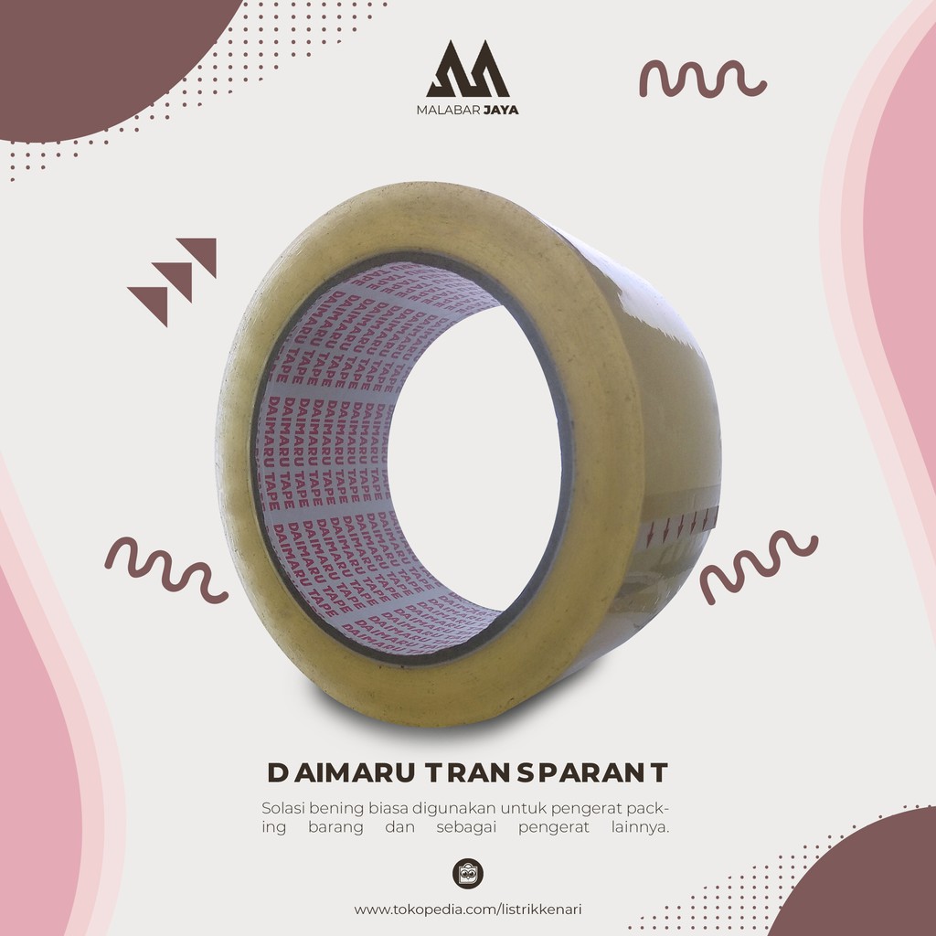 

Lakban Bening / OPP Tape / Daimaru