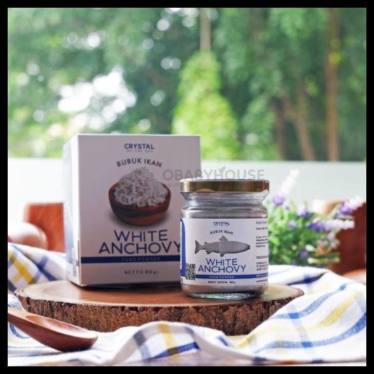 

[READY STOCK] CRYSTAL OF THE SEA WHITE ANCHOVY POWDER/BUBUK TERI 80 GR (BPOM CERTIFI