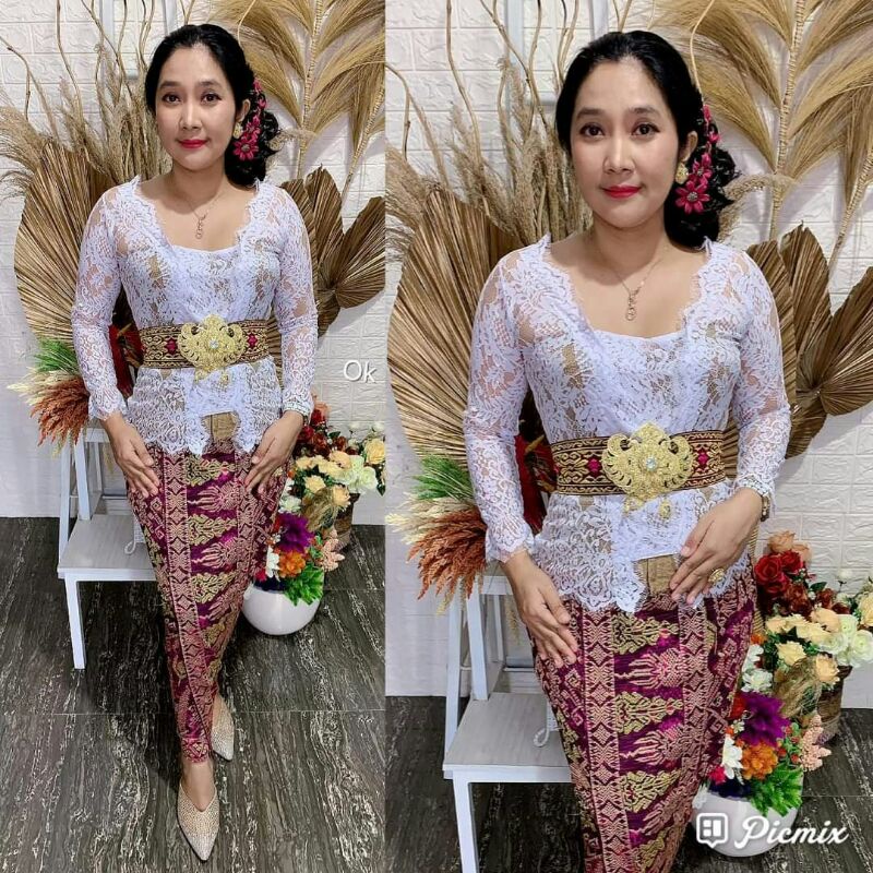 Kebaya Semi Italy Size M-Jumbo