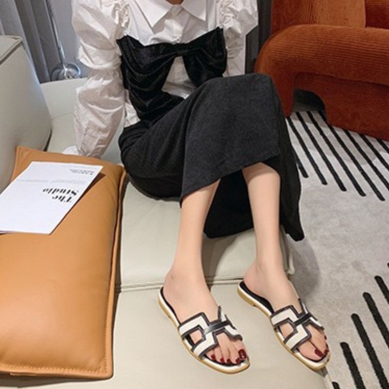 RYX - Camlet Square Sandal Slip On Wanita Fashion Casual - Ori Import