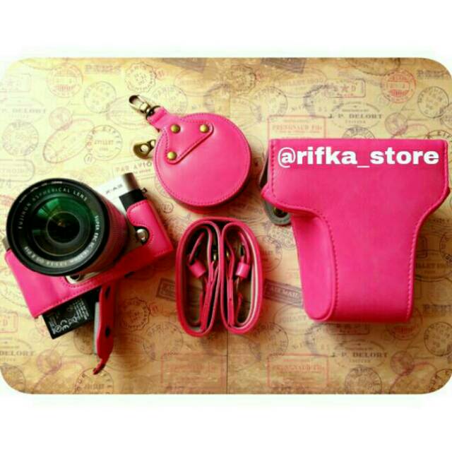 FUJIFILM XA3 XA10 LEATHER CASE CAMERA REMOVABLE BATTERY LUXURY QUALITY (TAS FUJIFILM MIRRORLESS)