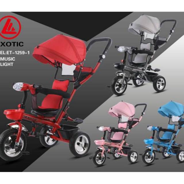  Sepeda  Anak Roda Tiga Baby Stroller Exotic  ET1259 1 Rotor 