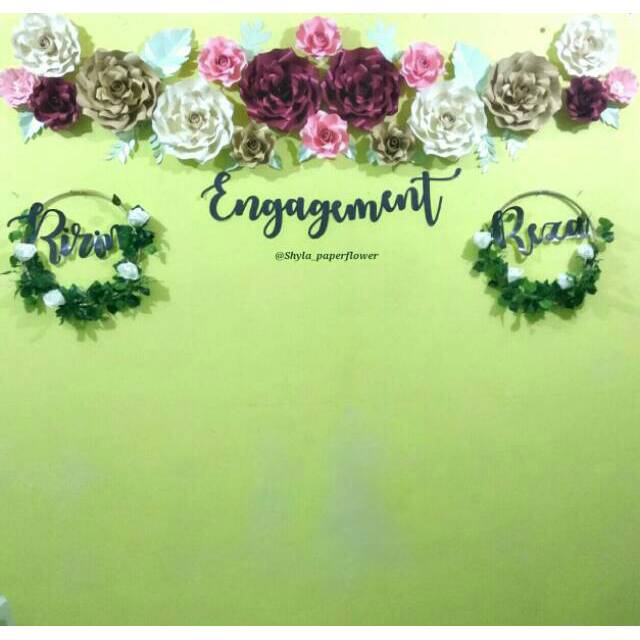 

PAPER FLOWER 197k/ BUNGA KERTAS/MURAH