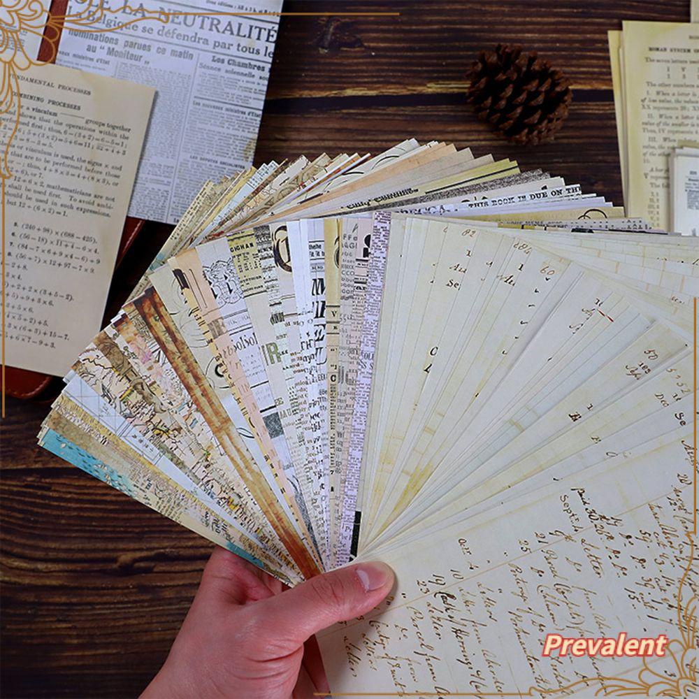 30pcs / lot Stiker Kertas Memo Pad Gaya Retro Untuk Dekorasi Album Scrapbook