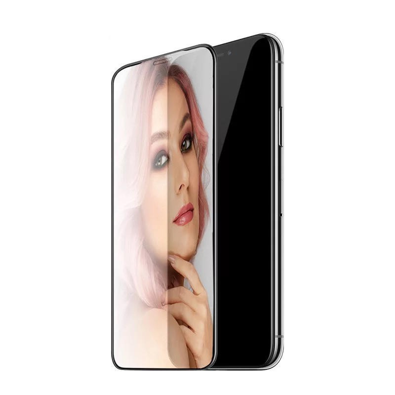 The original touch screen feel is suitable for iphone 11 Pro max 6 7 plus tempered glass mirror film