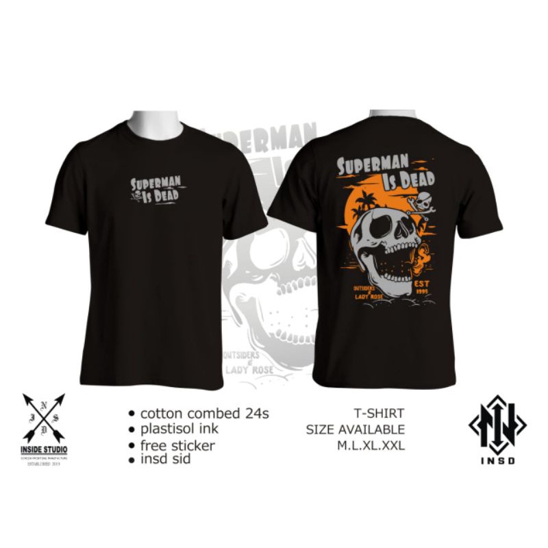 KAOS DISTRO SID ORIGINAL SUPERMAN IS DEAD OUTSIDERS JERINX JRX KODE SID 1995