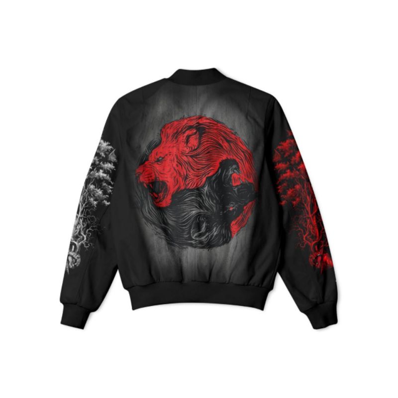 jaket sukajan Jepang Japan bomber Singa yinyang memphis