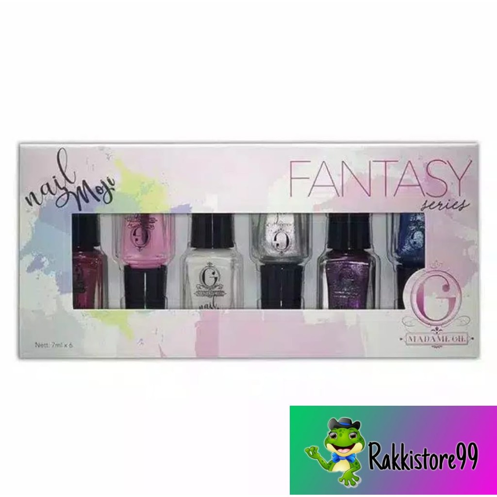 ❣️Rakkistore99❣️Madame Gie Nail Moji Fantasy Series 7ml (satuan/1set series) (100% Original)