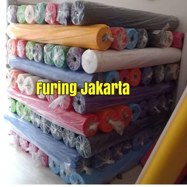 Kain Furing hitam 1 roll 50 gsm Shopee Indonesia