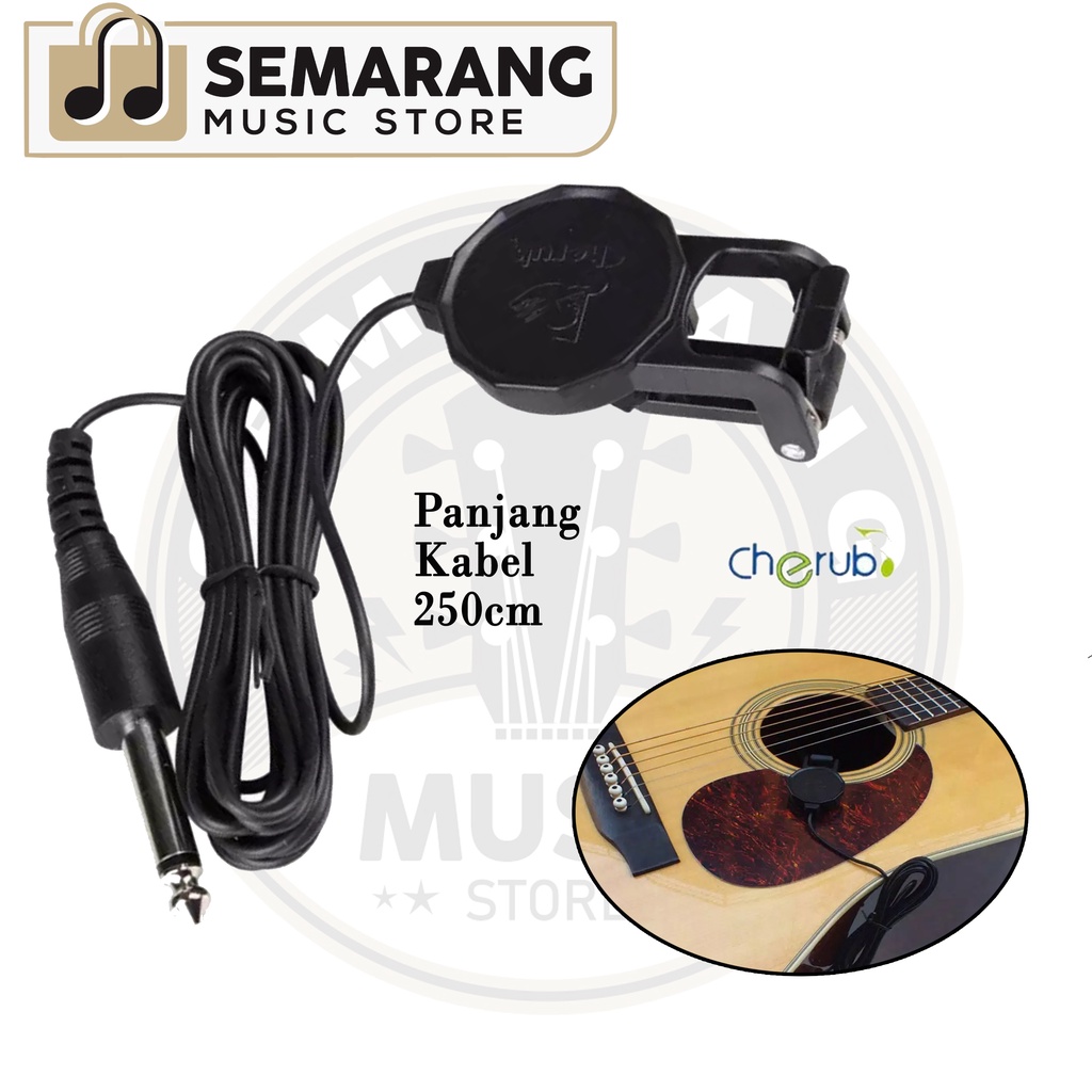 Pickup Cherub WCP-60G Import Pickup Gitar, Ukulele dan Biola - Spul Tempel