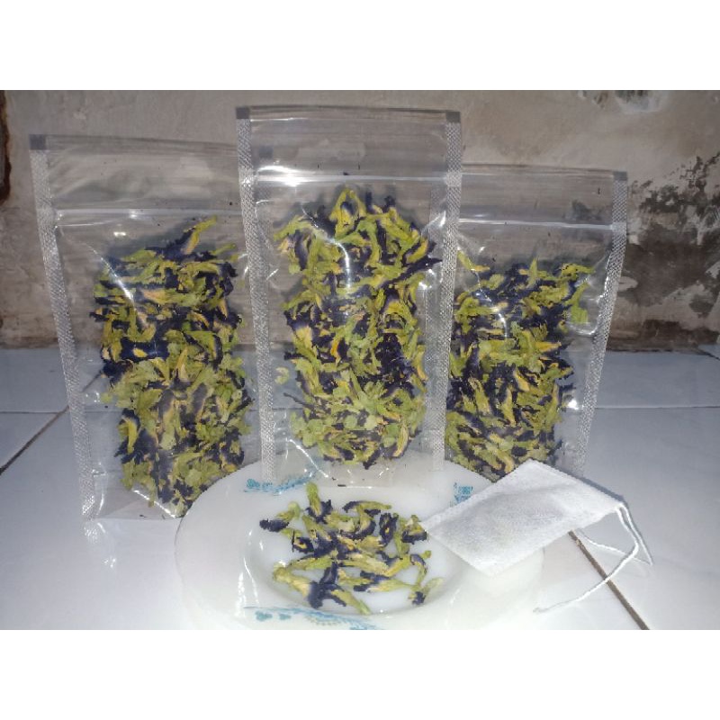 

Teh bunga telang / teh herbal / minuman Butterfly pea flower