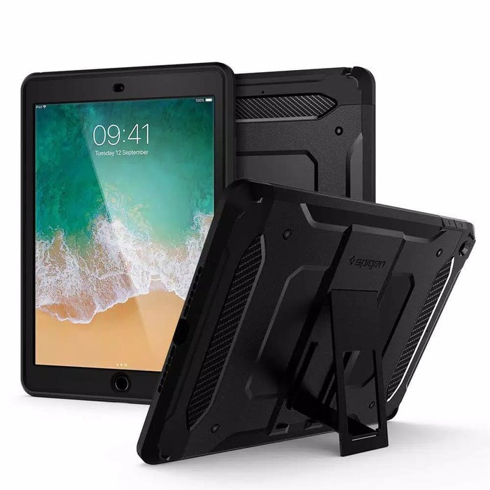 

Case iPad 9.7" / iPad 5 / iPad 6 Spigen Anti Shock Tough Armor Tech with Stand Casing