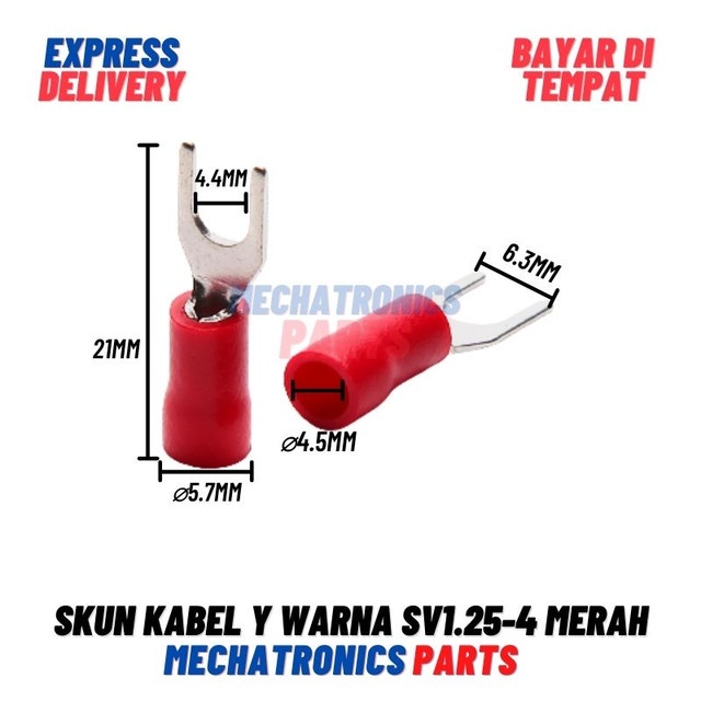 [5654] SKUN KABEL Y WARNA SV1.25-4 Merah