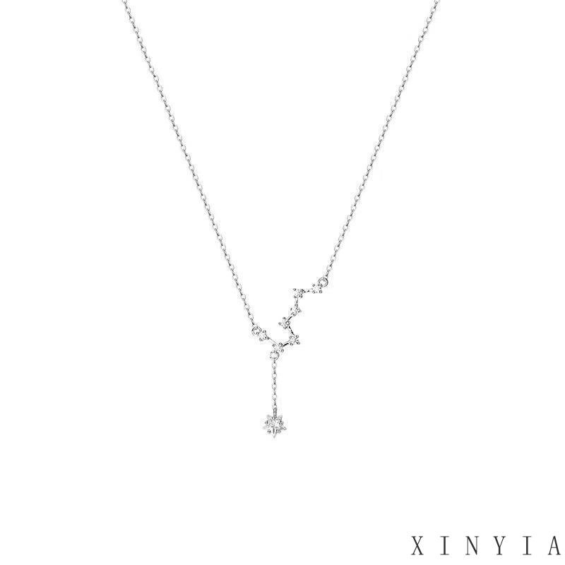 Xia.id Kalung Rantai Wanita Desain Rumbai Simple Mewah