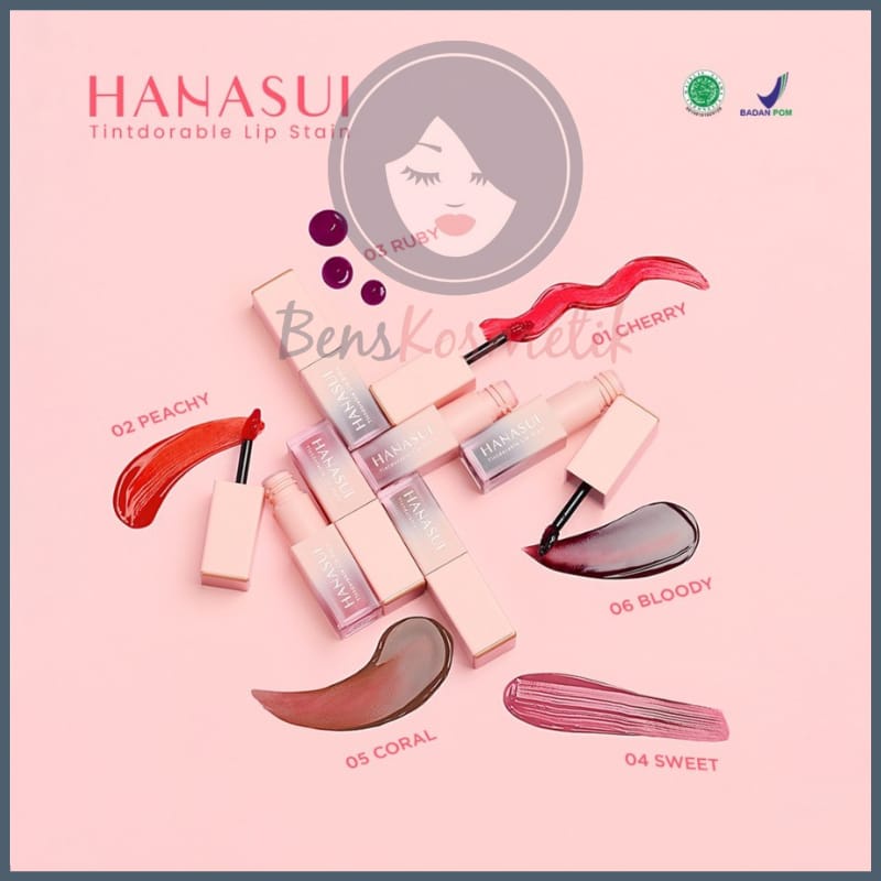 [LIP STAIN] HANASUI TINTDORABLE LIP STAIN / LIP TINT BY HANASUI